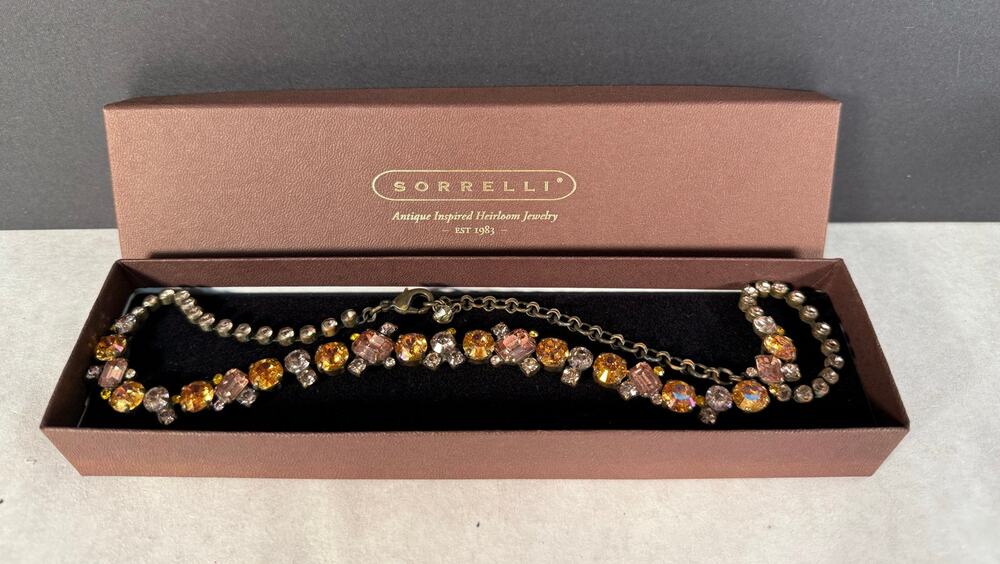 Sorelli 18" Necklace Antique Inspired Heirloom Costume Jewelry